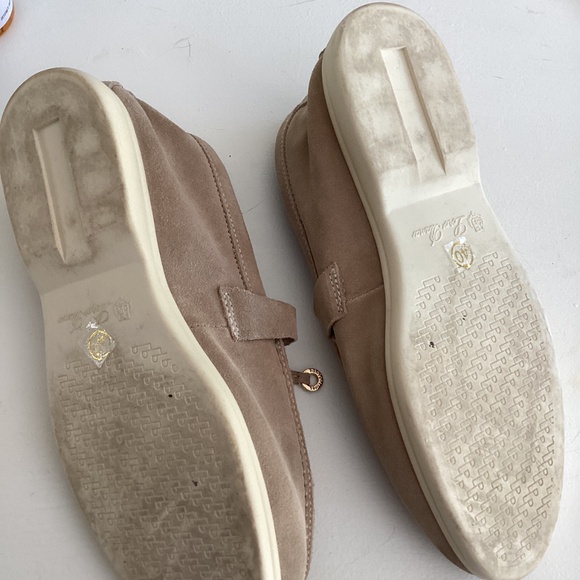 Tan Suede LP Openwalk Moccasins size 40 - Picture 5 of 8